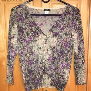 J. Crew pastel patterned cardigan